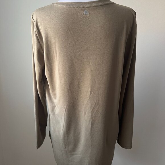🫒Joe Fresh Olive Green Long Sleeve Tee Shirt M - Comfy Basic - Picture 2 of 9